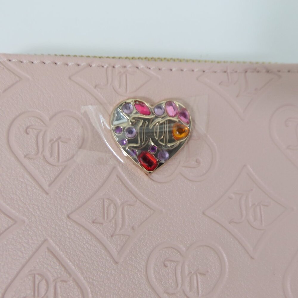 (#K) Juicy couture glitzed out pink clay wallet - Picture 2 of 5